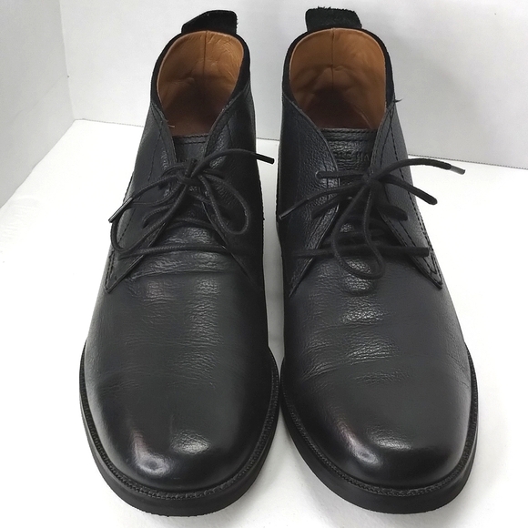 Cole Haan Ogden Stitch Chukka size 13 black pebbled leather EUC C24524 - Picture 2 of 11
